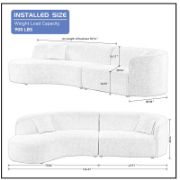 Upholstered Sofa & Chaise