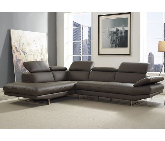 2 - Piece Leather Sectional