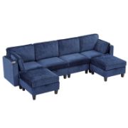U-Shaped Convertible Modular Sectional Sofa