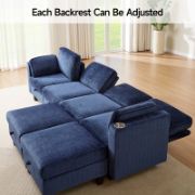 U-Shaped Convertible Modular Sectional Sofa