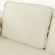 Modern Chaise Lounge with Clean Lines, Sleeper Sofa Bed with Removable Pillows