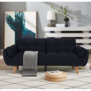 Corduroy Reclining Convertible Sofa