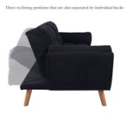 Corduroy Reclining Convertible Sofa