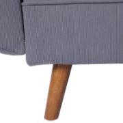 Corduroy Reclining Convertible Sofa