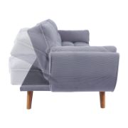 Corduroy Reclining Convertible Sofa