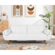 Corduroy Reclining Convertible Sofa