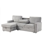 Upholstery Sleeper Sectional Sofa with Storage Chaise
