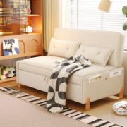 Upholstered Reclining Foldable Sleeper Sofa Bed