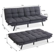 Sofa Bed with Adjustable Arms
