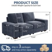 Modular Sofa Couch With Seats Storage
