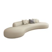 Faux Leather Sofa
