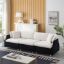 Velvet Black And White Two Throw Pillows