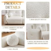 2-Seater Cushion Sofa
