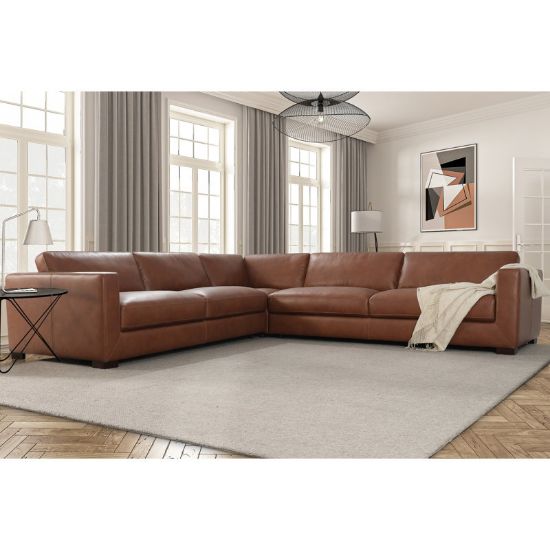 Regalia Sofa + genuine leather sofa + liqana