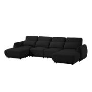 U Shaped Sofa Couch With 2 Ottoman