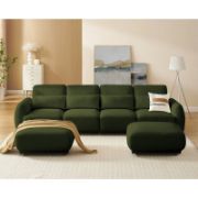 U Shaped Sofa Couch With 2 Ottoman