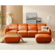 U Shaped Sofa Couch With 2 Ottoman