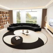 Semi-Circular Arc Corner Sofa Combination