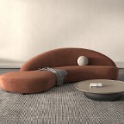 Modern Simple Curved Sofa