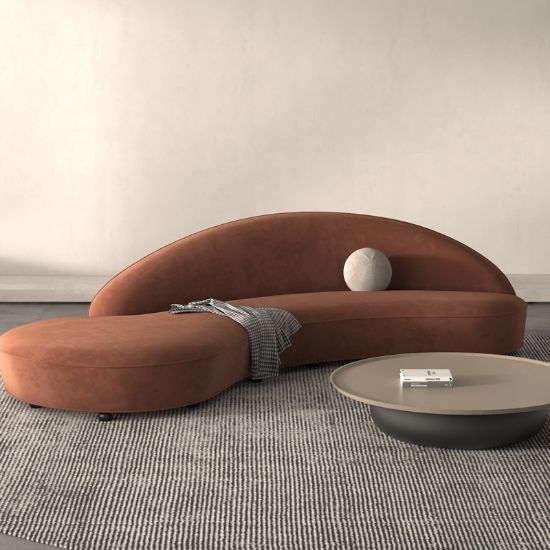 Modern Simple Curved Sofa