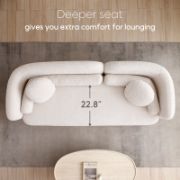 Upholstered Comfy Couch