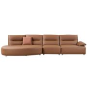 Oversized Modern Curved Sectional Sofa - 5-Seater