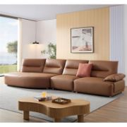 Oversized Modern Curved Sectional Sofa - 5-Seater