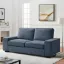 Upholstered Square Arms Modern Style with Detachable Sofa Cover