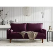 Velvet Square Arm Tufted Sofa