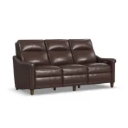 Leather Reclining Sofa