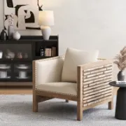 Luxe Upholstered Armchair