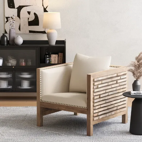 Luxe Upholstered Armchair