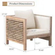 Luxe Upholstered Armchair