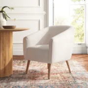 Upholstered Barrel Chair