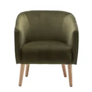 Upholstered Barrel Chair