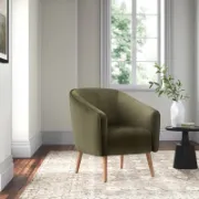 Upholstered Barrel Chair