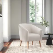 Upholstered Barrel Chair