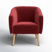 Upholstered Barrel Chair