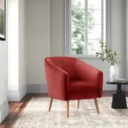 Upholstered Barrel Chair
