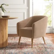 Upholstered Barrel Chair