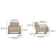 Upholstered Lounge Chair – Timeless Elegance & Comfort