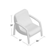Upholstered Accent Chair – A Bold & Modern Statement