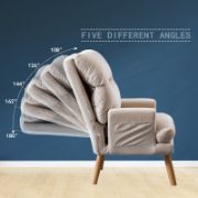 Upholstered Chair with Ottoman – A Touch of Elegance & Comfort
