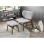 Upholstered Chair with Ottoman – Stylish & Comfortable