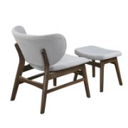 Upholstered Chair with Ottoman – Stylish & Comfortable