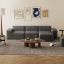 4-Piece L-Shaped Upholstered Sofa 3 Seats with an Ottomans
