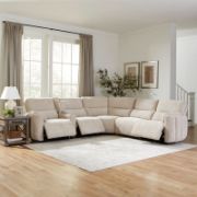 6-Piece Upholstered Power Reclining Sectional
