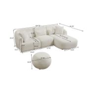 4 - Piece Upholstered Sectional