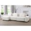 Microfiber Chaise Revisable Sofa Sectional