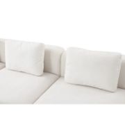 Microfiber Chaise Revisable Sofa Sectional